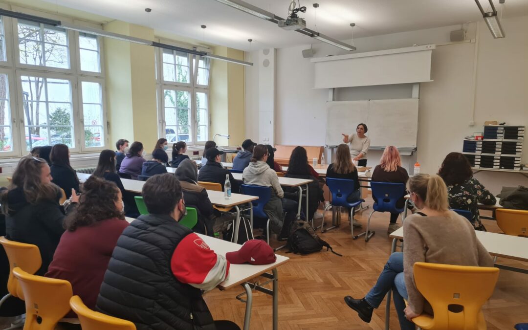 Besuch von Gülseren Demirel / 08.04